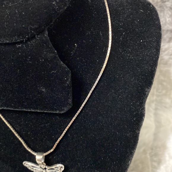 Sterling Silver Butterfly Necklace
